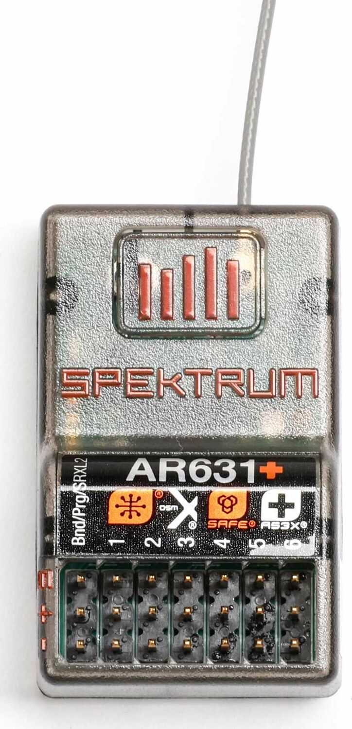 AR631+ DSMX 6-Channel AS3X+ & SAFE Receiver